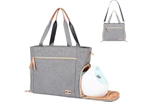 Homlynn Baby Wickeltasche, Reise Wickeltasche Bote Messenger mit Kinderwagenriemen, 12 Taschen Großer Stauraum für alle Babyzubehörteile