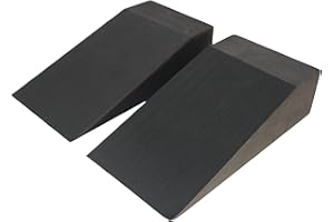 Lot de 2 Planches D'étirement Mollets Inclinée Rampe de Squat réglable antidérapante Fitness Rampe de Squat Calf Stretchers Slant Board Cales Protection Genoux pour Squat et soulevé de Terre par VLFit