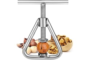 CHROMLIVES Dziadki do orzechów Dziadki do orzechów Włoskie Dziadki do orzechów ze stali nierdzewnej Solidne narzędzie do dziadka do orzechów Pecans narzędzie do orzechów, pekan, orzechy włoskie, migdały