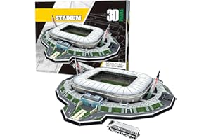 Georgie Porgy Puzzle dello Stadio di Calcio 3D DIY Giocattoli da Costruzione Set di Sostruzione (Delle Alpi Stadium 85 Pezzi)