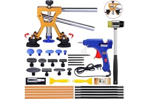 Manelord Auto Body Dent Repair Kit, Car Dent Puller with Golden Dent Puller for Auto Body Dent Removal, Minor Dent and Deep Dent Removal