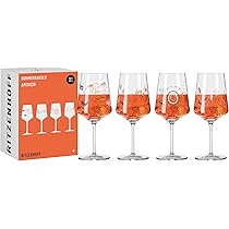 6051003 Ensemble De 4 Verres À Apéritif 500 Ml Verres Aperizzo, Motif