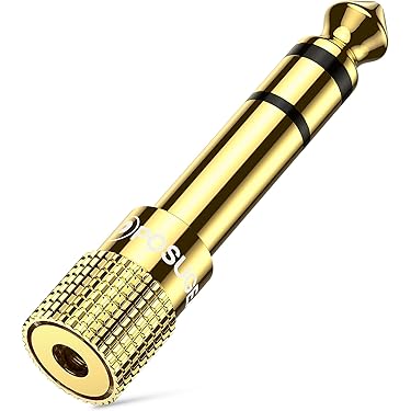 IYueMps Airplane Flight Adapters For Headphones/Earphones Conversion Plug Gold Plated Adapter Aircraft Audio Sockets(3pcs