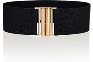 Ro Rox Florence Vintage Belt | Elasticated Pink 50s Inspired Women's Retro Wide Nurse Accessory With Silver Buckle