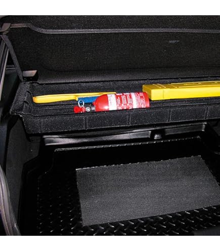 Recambo Kofferbakmat geschikt voor Nissan Micra III, K12 | 2003-2010 | Perfecte pasvorm met rand van flexibel, geurloos, antislip, slijtvast kunststof
