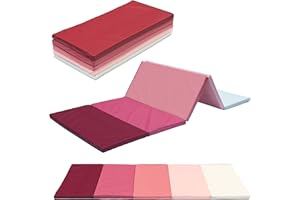 KAMEL GMBH Klappbare Turnmatte | ca. 185 x 76 x 3 cm | Tragbare und faltbare Kinder Weichbodenmatte, auch ideal als Gymnastikmatte – Fitnessmatte – Yogamatte - Spielmatte