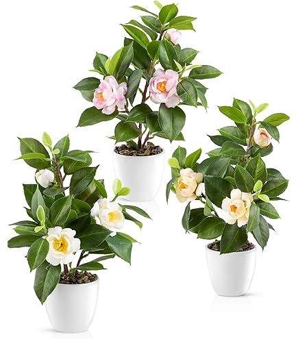Indoor kunstmatige bonsai boom faux planten met roze lotus