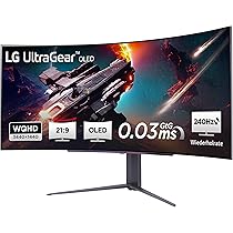 LG Electronics 45GS96QB-B.AEU Curved UltraGear OLED Gaming