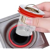 Tuvaletl Banyo Duş Giderleri İ&ccedil;in S&uuml;zge&ccedil; &Ccedil;ek Valfi Koku &Ouml;nleyici, B&ouml;cek Ge&ccedil;irmez, &Ccedil;ekirdekli