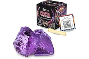 SAMSARA - Pietra Grezza AMETISTA Naturale con Confezione Regalo e Foglietto Informativo | Cristalloterapia, Reiki | Cristallo Energetico Meditazione e Decorazione (Ametista)