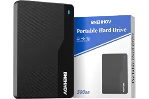 Disco Duro Externo Portátil Ultra Delgado 500GB HDD Disco Duro USB 3.0 SATA | Expansión de Almacenamiento Compatible con PS4, PC, Mac, Windows, Portátil, Xbox, Wii U, Chromebook