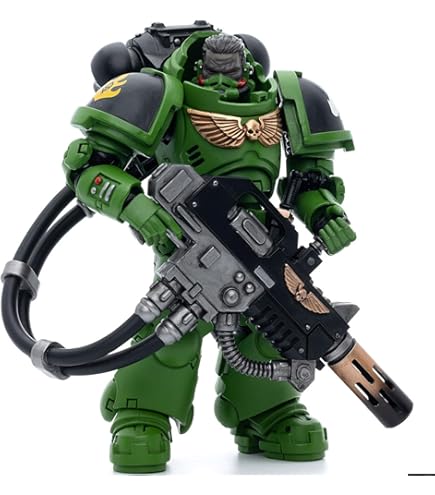 JoyToy Space Marines - Ultramarines - Desolation Marine with Castellan Launcher (Superfrag) 1/18