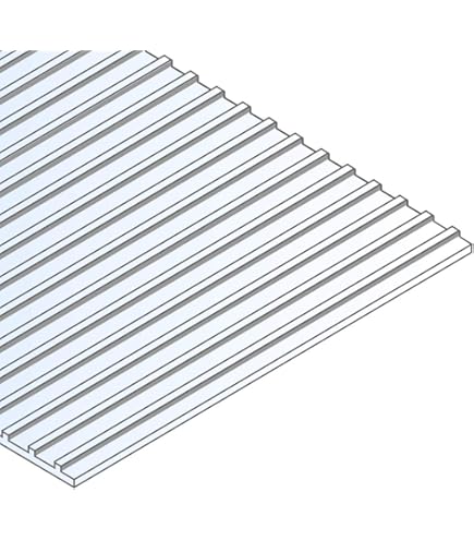 Evergreen Strukturplatte 2080 - 0.5x150x300mm Polystyrol Für Modellbau