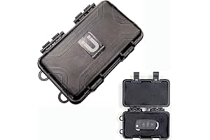 BSDYCL Magnetic Key Box for Under Car Hide a Key Outside Hidden Safe Stash Box Magnetic Key Holder Magnet Built In Outdoor Storage Solution for Securely Storing Small Items