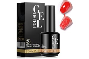 Dissolvant Vernis Semi Permanent 15ML, BORN PRETTY Magic Semi Permanent Remover Professionnel, Dissolvant Vernis Pour Ongles DéColler En 3 à 6 Minutes, Ne Blesse Pas Vos Ongles