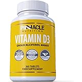Vitamin D3 4000iu 365 Tablets | One Year Supply | Vitamin D