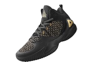 PEAK Zapatillas de baloncesto para hombre, transpirables, para exteriores, con amortiguación para fitness