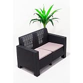 MOBETTO Aksu 2-Piece Garden&Balcony Sofa/Anthracite