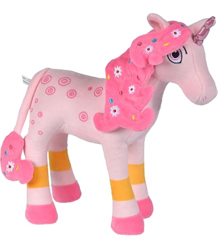 Schmidt Spiele 42285 I Puffi, Puffo Fiore, Peluche da 27 cm