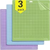 OSDUE Grip Cutting Mat, 3 Pieces 12" x 12" Lightweight Grip Mat, Standard Mats, Multicolor Non-Slip Durable, Flexible, for Se