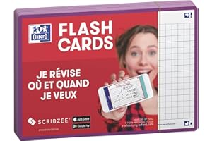 OXFORD Fiche Bristol, Papier, Lilas, A6