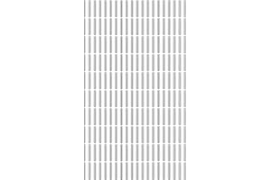 QUARKZMAN 200 Stück Zylinderstifte Rostfrei, 1 mm x 8 mm Dübelstifte 304 Edelstahl Spannstift Passstift, Silberton Metallstifte, Bolzen Metall für DIY, Möbel, Bastelprojekte
