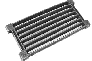 SEZAM 40 x 20 cm Gussrost Ofenrost Ascherost Gußrost verschiedene Durchmesser, Kaminrost passend Kaminofen Tafelrost Rost Ofengitter Feuerrost Kohlerost