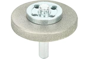 BORDSTRACT 5,6 cm Durchmesser Schleifscheibe, Diamant-Schleifscheibe mit hoher Härte zum Schärfen von Bohrern Scheren Messer(600 Grit)