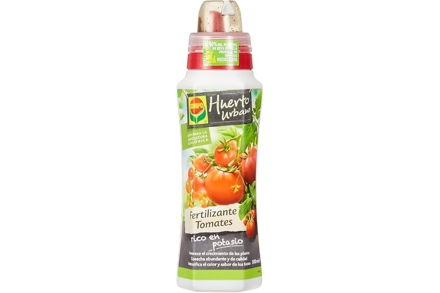 COMPO Fertilizantes para todo tipo de tomates, Fertilizante líquido natural, 500 ml