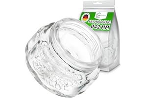 Ampoule four Encastrable Couvercle en Verre Ø42 mm avec Code Original 481010646361 pour Whirlpool pour Philips C00325847 pour Ariston pour Indesit - MADE IN GERMANY - ONIX TECH