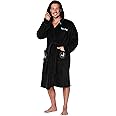 Rick and Morty Mens Dressing Gowns Fleece Hooded Robe Rick and Morty Gifts