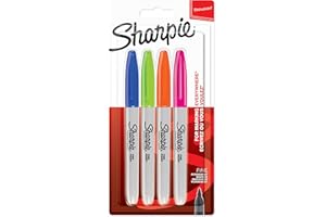 Sharpie Fun 2065403 Markery, Wielokolorowy, 4 Sztuki
