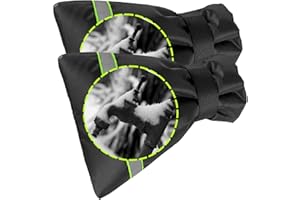 OUTTDID Outside Tap Cover for Winter, 2Pcs 25x18cm Tap Cosy Cover Thickened Outdoor Tap Cover with Reflective Strip, Jacket Insulated Protector from Freezing Waterproof