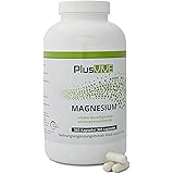 PlusVive - Magnesium Kapseln - hochdosiert: 700 mg aus Meerwasser gewonnenes natürliches Magnesium pro Kapsel - 365 vegane Ka