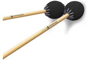 ProMark Vibraphone Mallet - 1 3/8" Round Core - 16-1/2 inch LengthIdeal for Articulate Sound on Vibraphone - 1 Pair