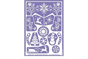 GRIM'TOUT- Pochoir, GT41936, Violett