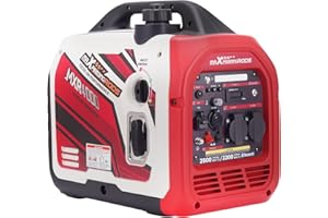 maXpeedingrods Generatore di corrente Inverter 3500 W, generatore a benzina con monitoraggio remoto dati tramite app Bluetooth®, adatto per camper per campeggio all'aperto, backup per casa