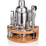 Esmula Cocktail Shaker Set, 750 ml Stainless Steel Barkeeper Kit, Professional Martini Mixing Bartending Kit Combination, Hom