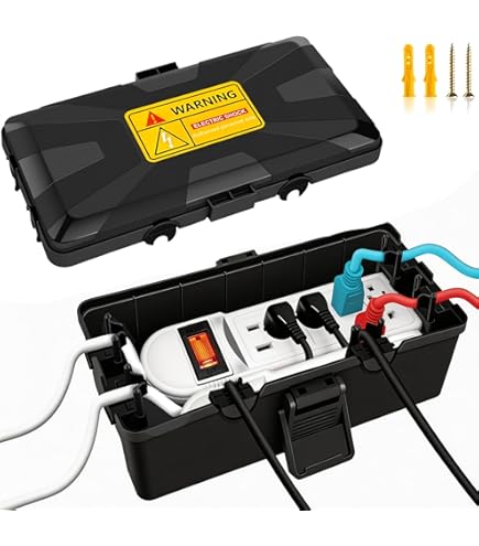 Scatola Elettrica Per Esterni Resistente Alle Intemperie – IP54, Con Pressacavi, Per Giardinaggio E Fai Da Te, Norme UK - 2
