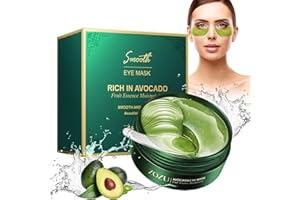 BOWASIN 60 Stück Augenpads,Eye Pads,Gegen Augenringe,Augenpads Gegen Falten, Hyaluron,Mindern Falten,Augenringe Entfernen,Tränensäcke, Puffiness Feuchtigkeit Spendende (GREEN)