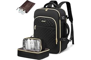 LOVEVOOK Sac à Dos Voyage Sac Cabine Avion Bagages Valise Easyjet Ryanair 45x36x20 Sac à Dos Femme Homme Étanche Sac à Dos Pour Ordinateur Portable Sac Porté Dos Backpack pour Travail École Loisir