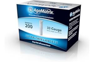 AgaMatrix Ultrathin Lancets 33G 200 Pack