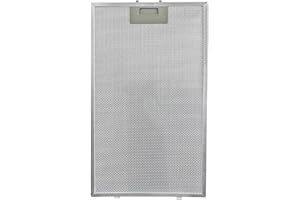 für Puupaa Metall-Fettfilter für Dunstabzugshaube, Metallgitterfilter, kompatibel mit Dunstabzugshaube/Abluftventilator, 460 x 260 mm, 1 Stück