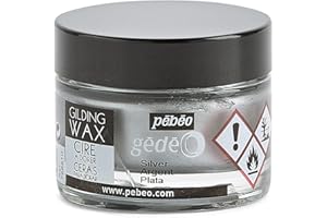 PEBEO Gedeo 766510 30 ml 1-Piece Gilding Wax, Silver