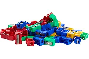 Hainenko Plastic Pencil Sharpeners - Assorted (Pack of 100)