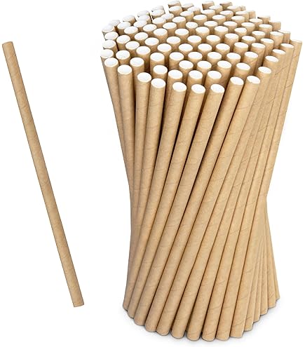 MIK Funshopping Lot De 100 Pailles En Papier Pour Enfants