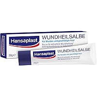 Hansaplast Wundheilsalbe (20 g), Wundsalbe für eine schnelle Wundheilung, Wund- und Heilsalbe reduziert das Narbenrisiko