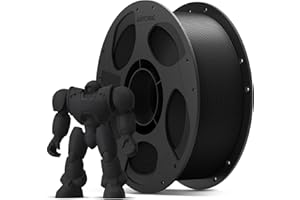 ANYCUBIC PLA+ Filamento per Stampante 3D,PLA più,Elevata resistenza e resistenza alle alte temperature,eccellente adesione e resistenza alla deformazione,(Nero 1kg)