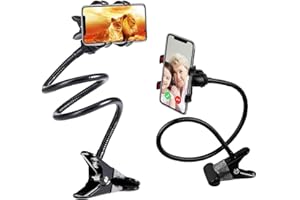 MODERN IN Metal Lazy Stand Bracket Mobile Phone Stand Flexible Bed Desktop Bracket Mount Stand, Desk - Table Color - Black