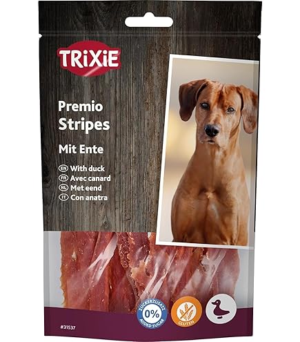 TRIXIE Denta Fun Rolls Au Poulet - Peau De Boeuf Enrobée De Filet De Poulet - 6 Pièces - 12 Cm - 70 G - Sans Gluten - 31325
